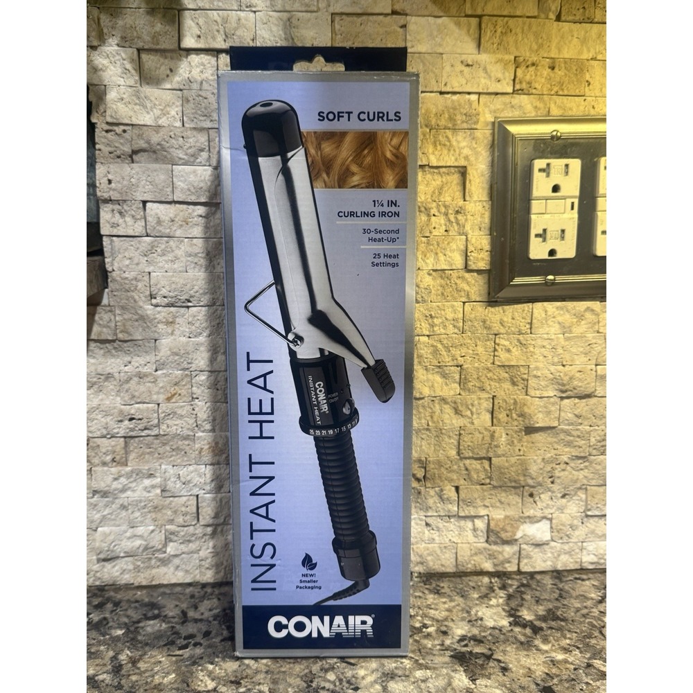 Conair Instant Heat Curling Iron, 1 1/4 Inch Brand New Inside Box.